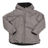 Giubbotto Richmond reversibile nero e grigio.